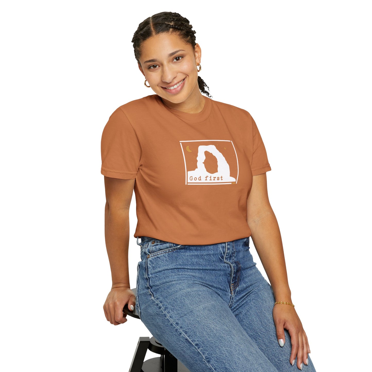 Arches National Park 'God First' — Heritage Trail Tee