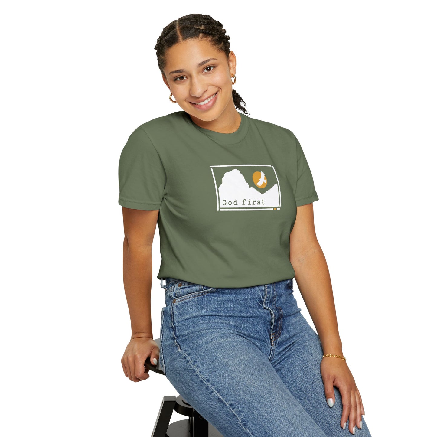 Zions National Park 'God First' — Heritage Trail Tee