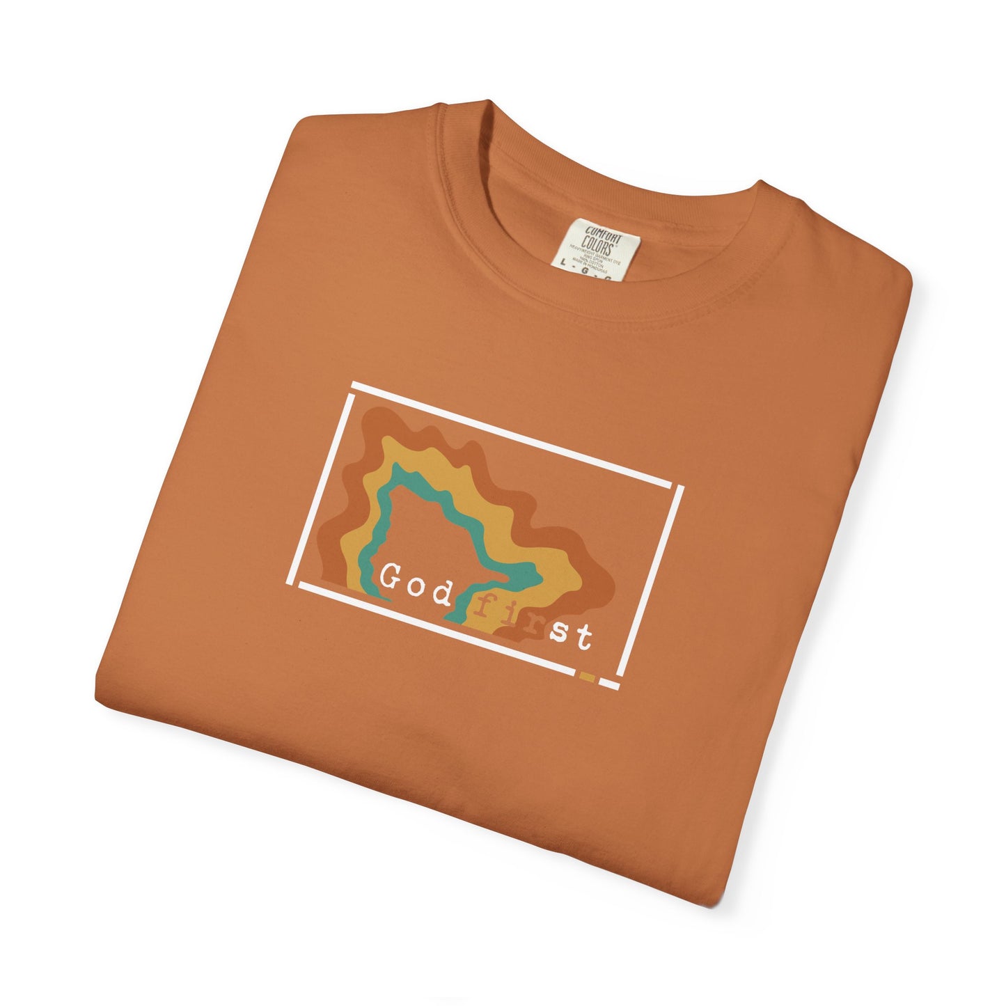 Yellowstone National Park 'God First' — Heritage Trail Tee