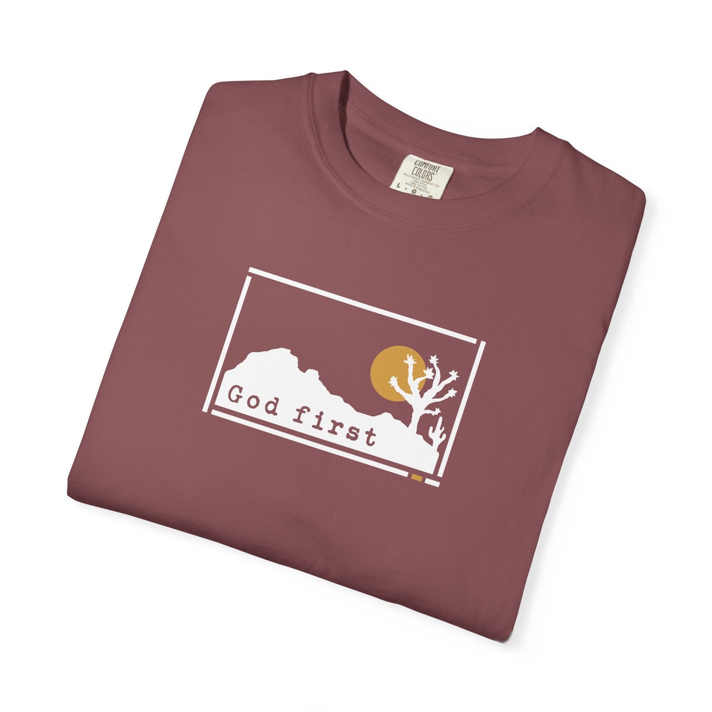 Joshua Tree National Park 'God First' — Heritage Trail Tee