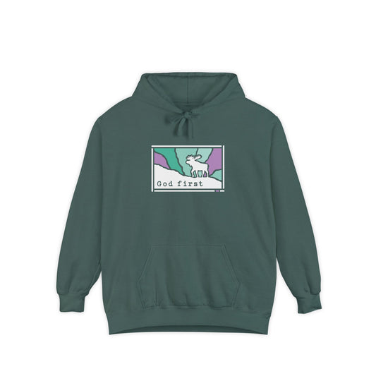 Denali National Park 'God First' Hoodie — Fortified Mountain Fleece