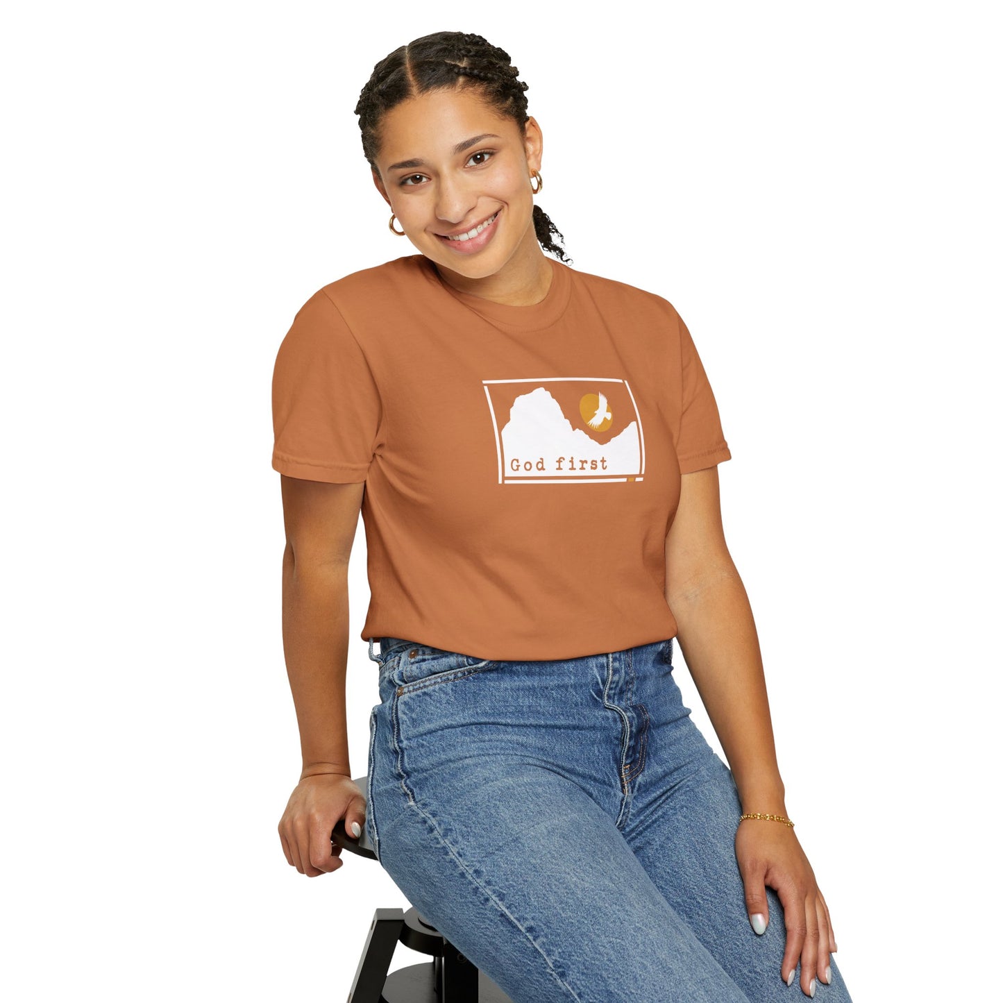 Zions National Park 'God First' — Heritage Trail Tee