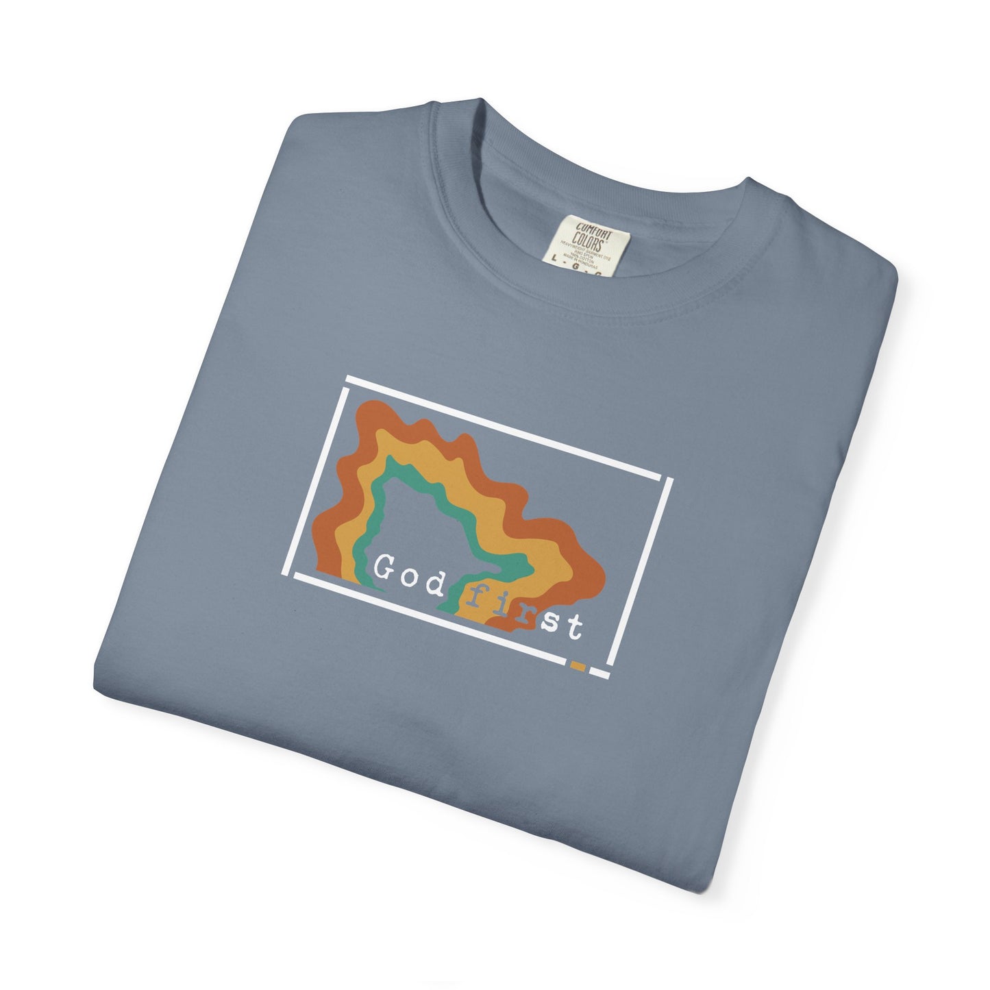 Yellowstone National Park 'God First' — Heritage Trail Tee