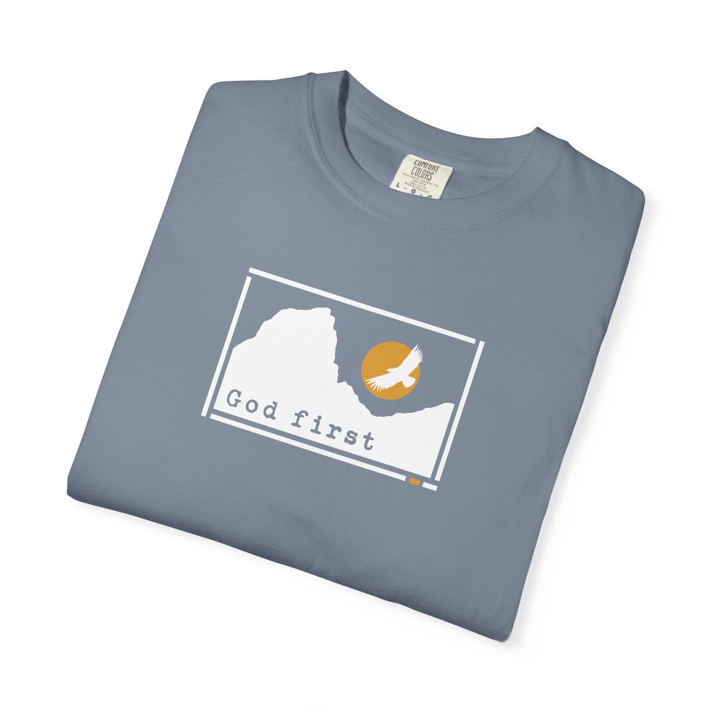 Zions National Park 'God First' — Heritage Trail Tee