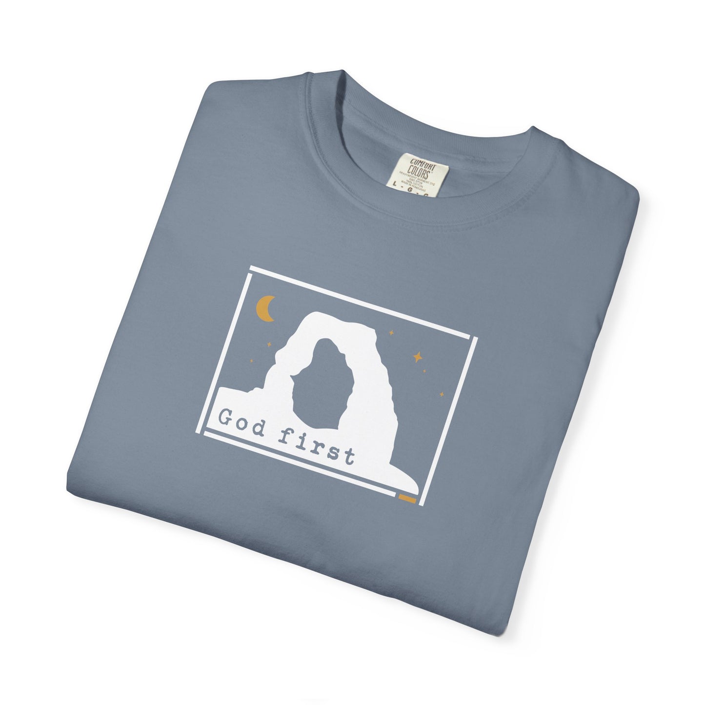Arches National Park 'God First' — Heritage Trail Tee