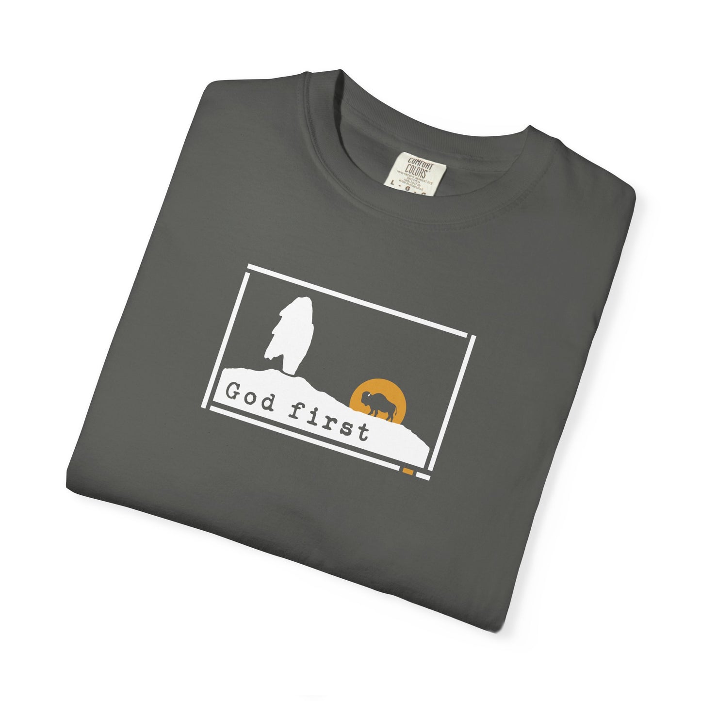 Yellowstone National Park - Old Faithful 'God First' — Heritage Trail Tee