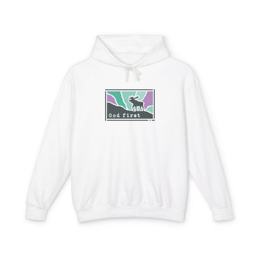Denali National Park - God First - Christian Hoodie