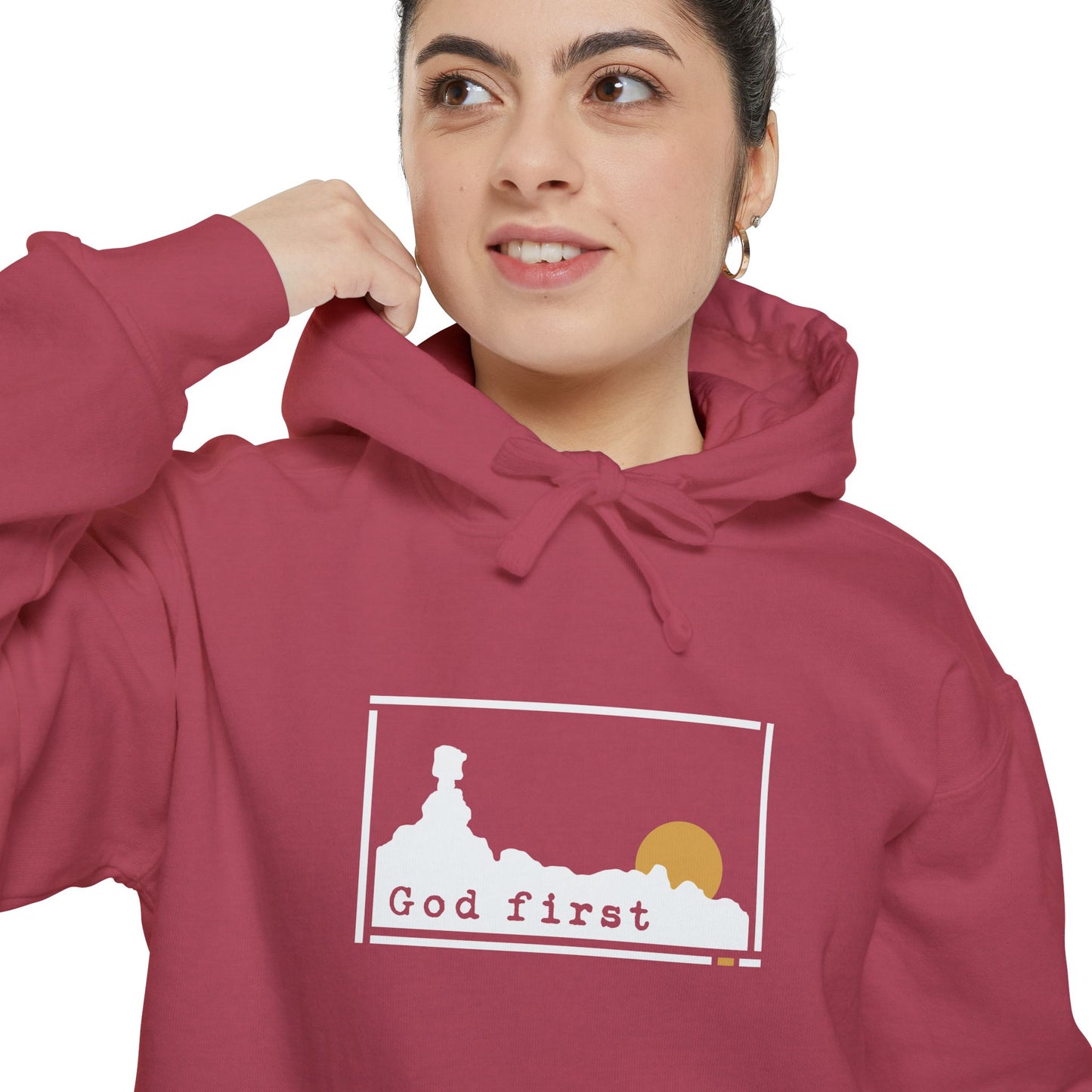 Bryce Canyon National Park - God First - Christian Hoodie