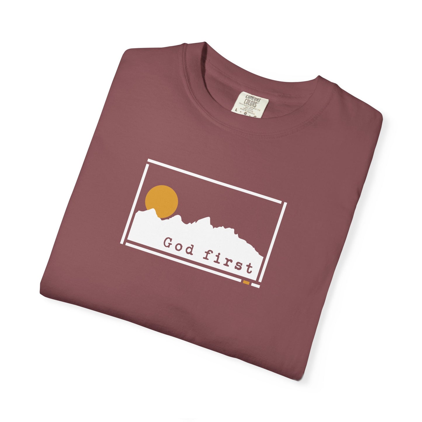 Grand Teton National Park 'God First' — Heritage Trail Tee