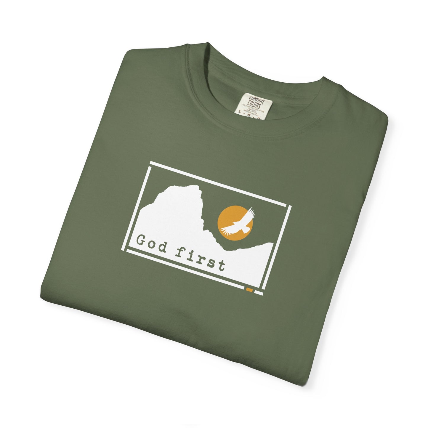 Zions National Park 'God First' — Heritage Trail Tee