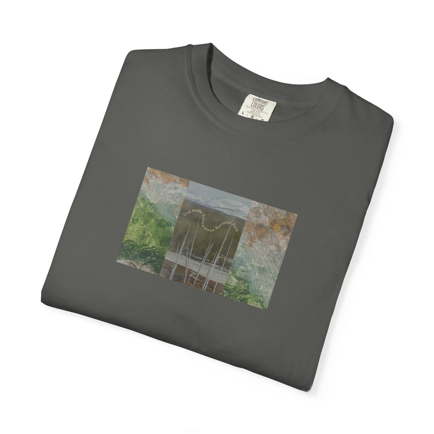 God Made Yellowstone National Park - Genesis 1 — Heritage Trail Tee