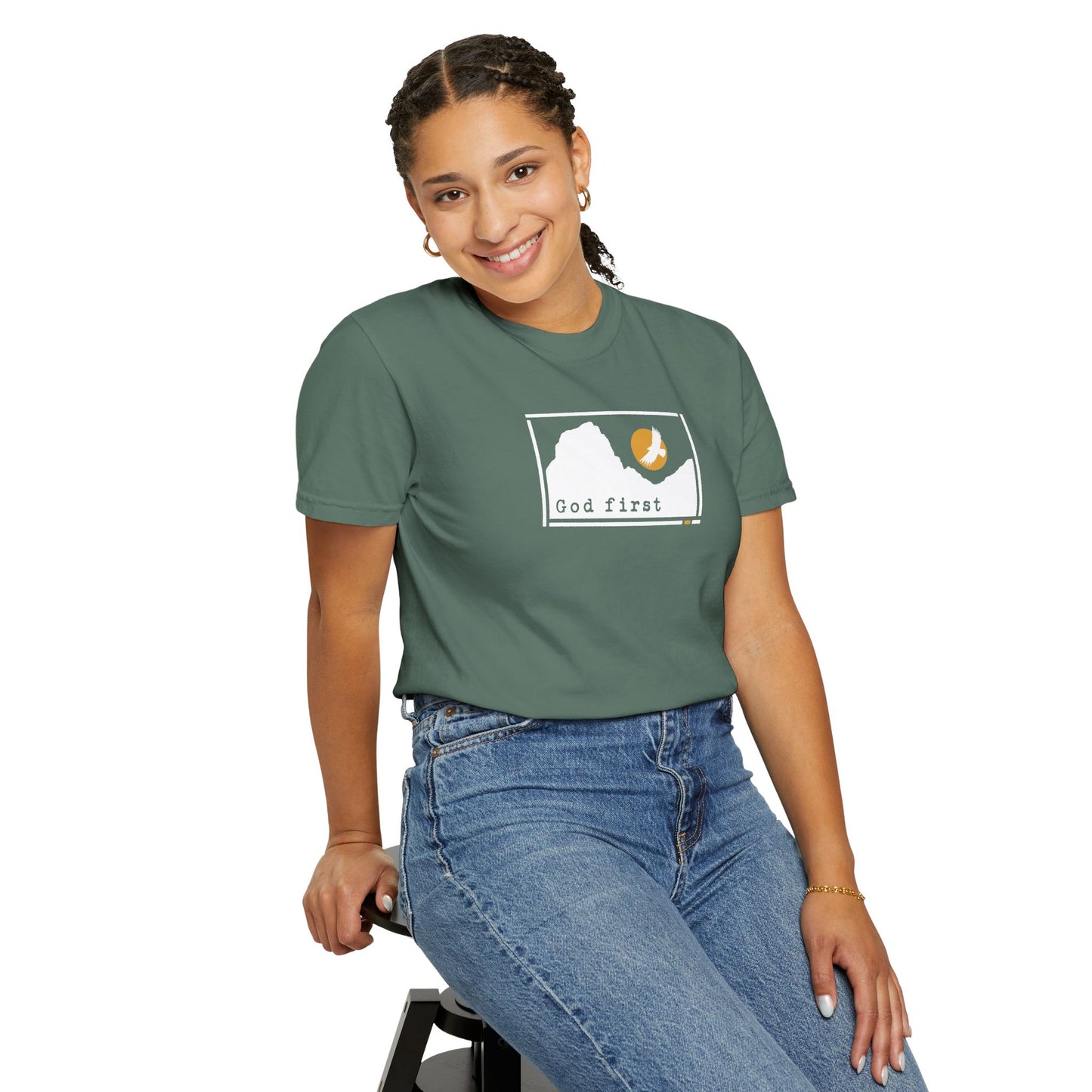 Zions National Park 'God First' — Heritage Trail Tee