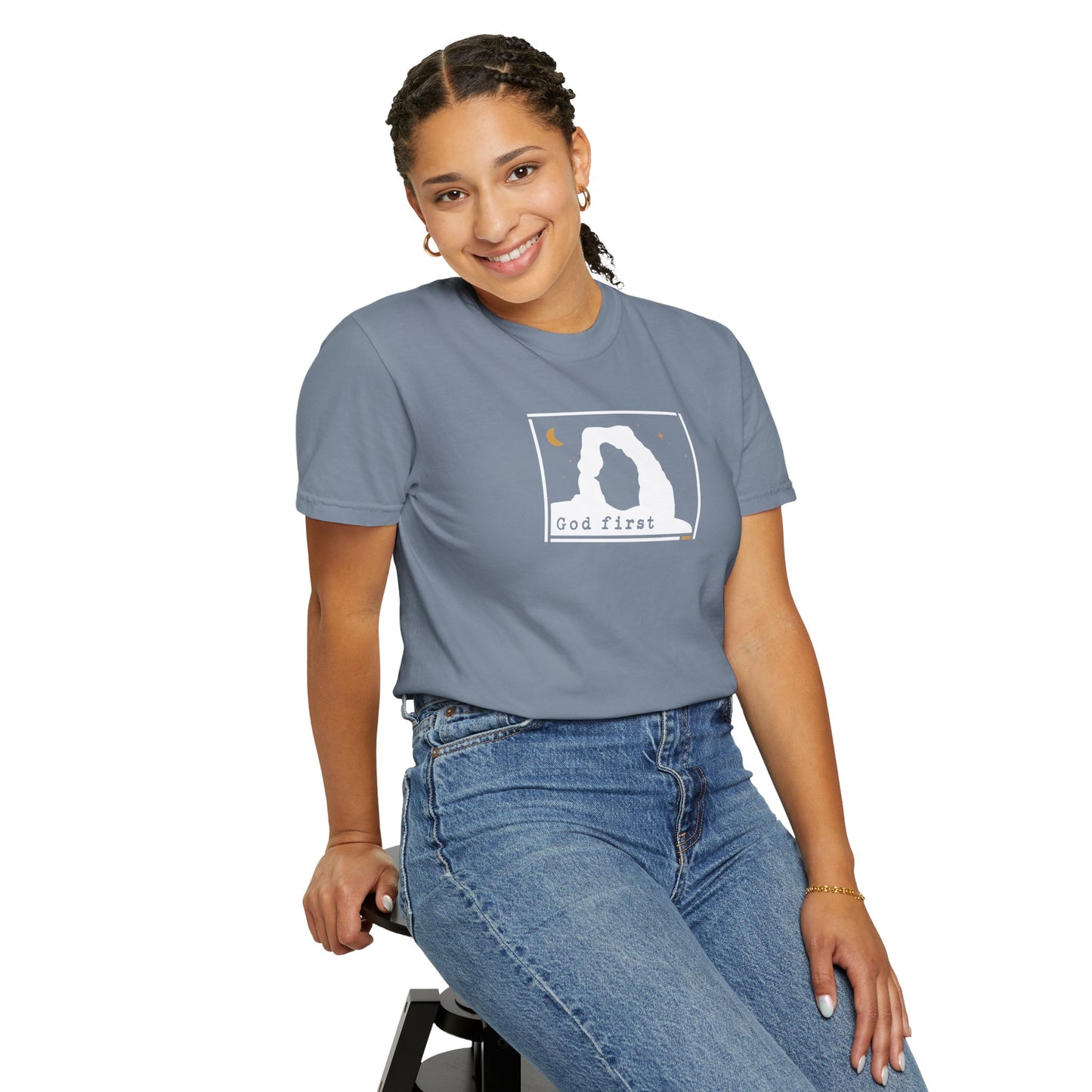 Arches National Park 'God First' — Heritage Trail Tee