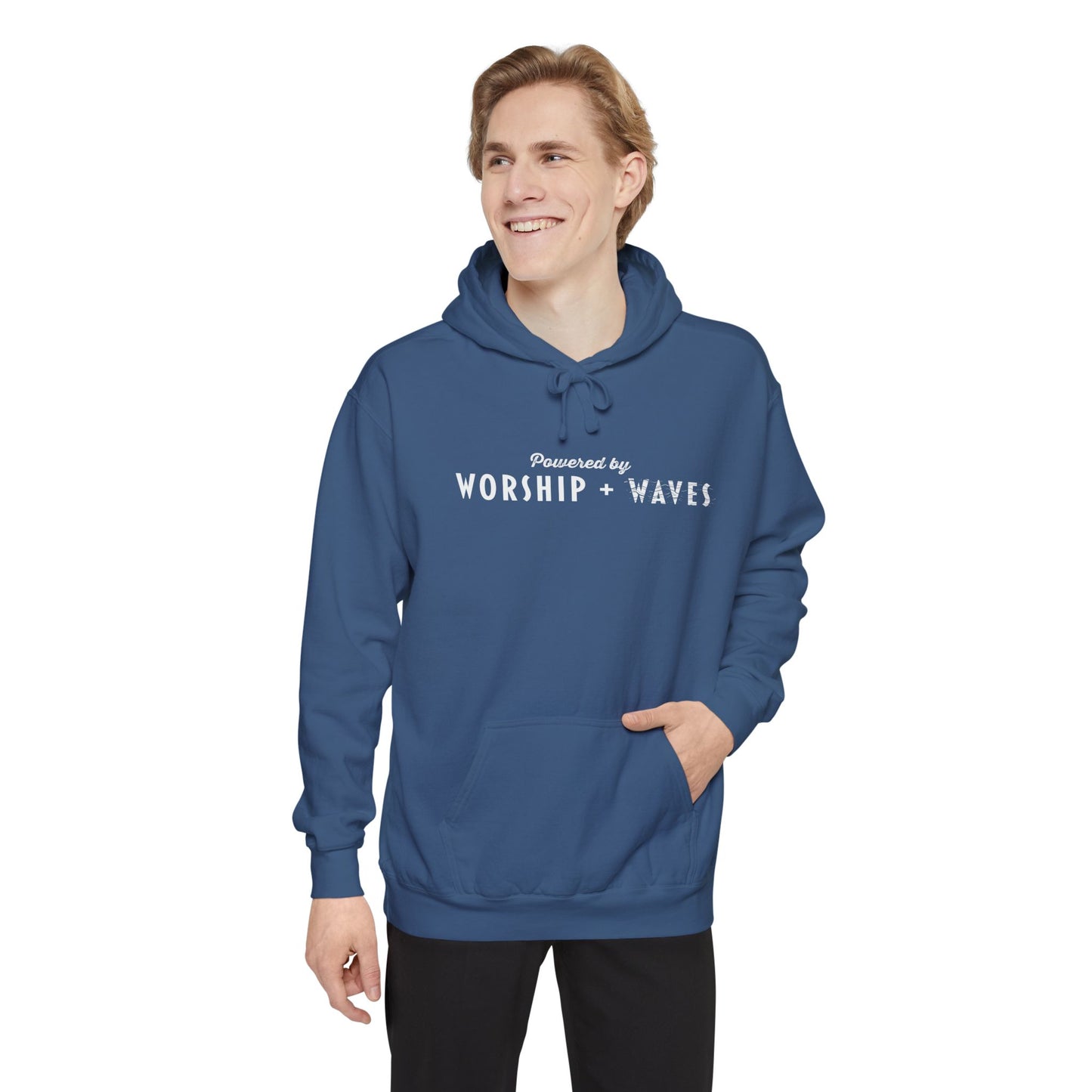 Powered By Series — Worship + Waves Hoodie