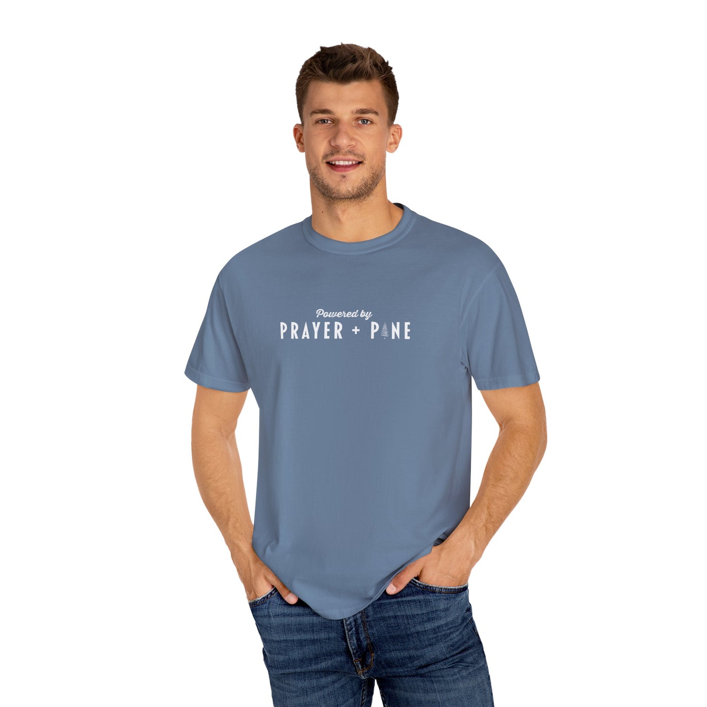 Shepherds Trail - Powered by Prayer + Pine - Christian T-Shirt