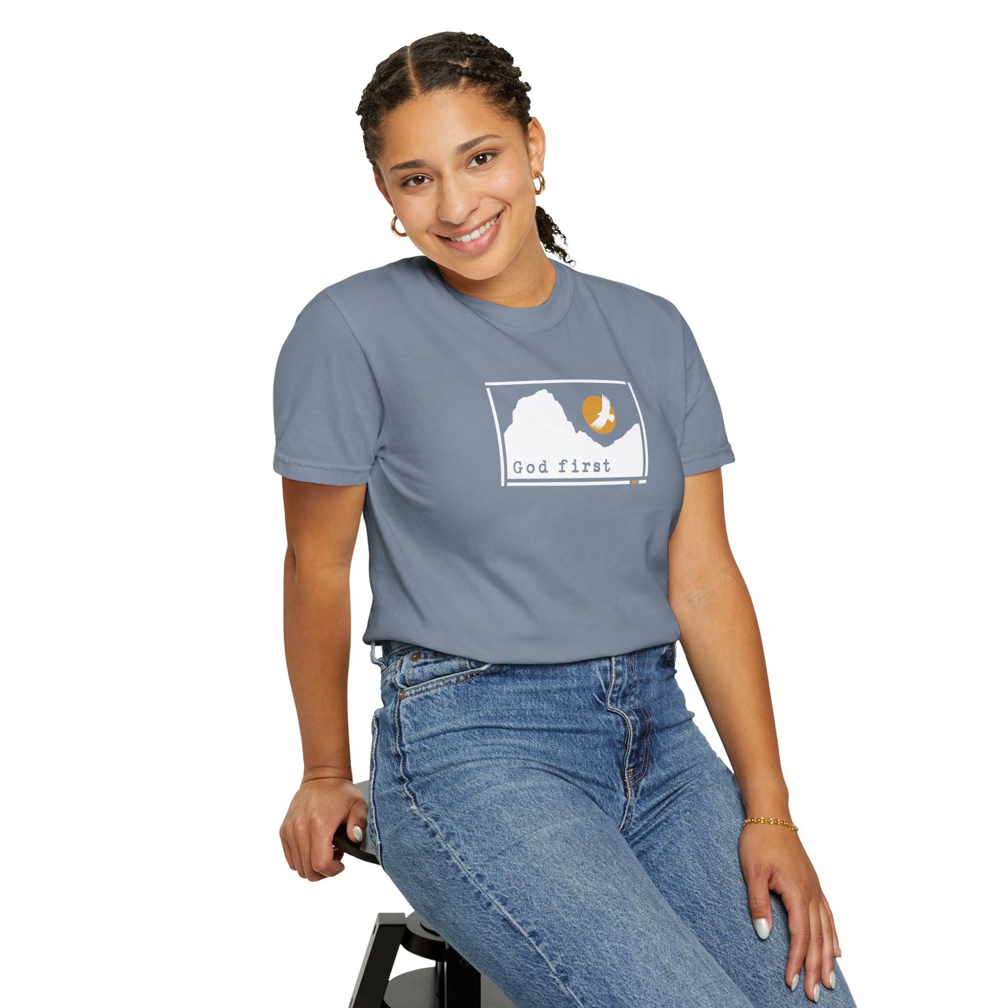Zions National Park 'God First' — Heritage Trail Tee