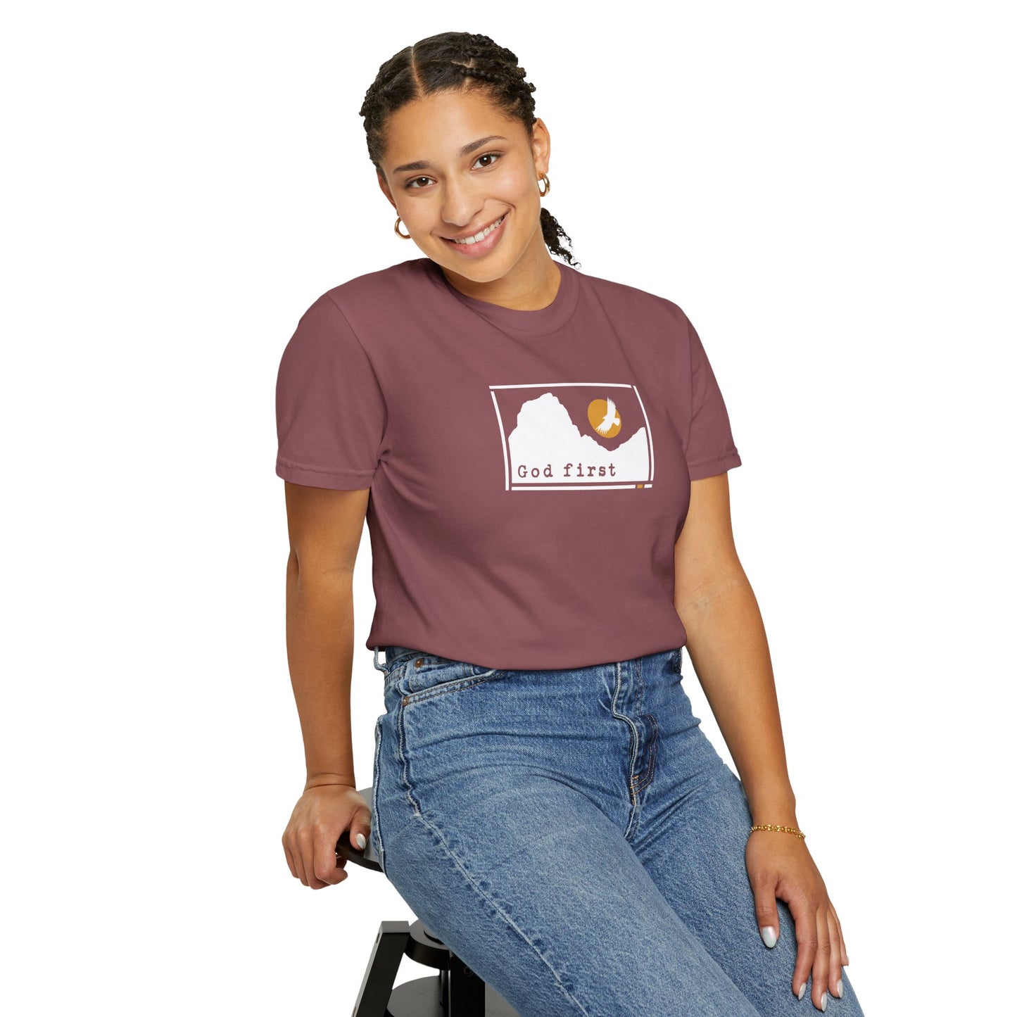 Zions National Park 'God First' — Heritage Trail Tee