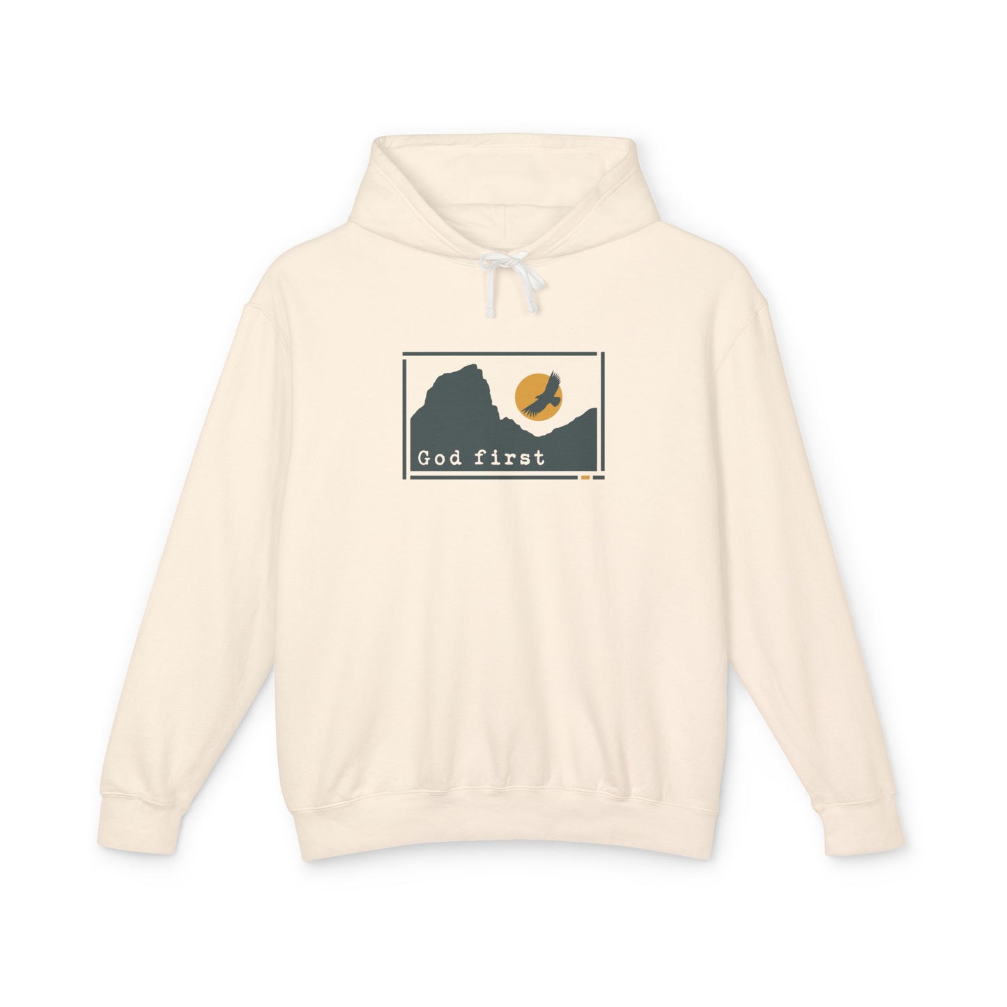 Zion National Park 'God First' Hoodie — Breathable Heirloom Knit