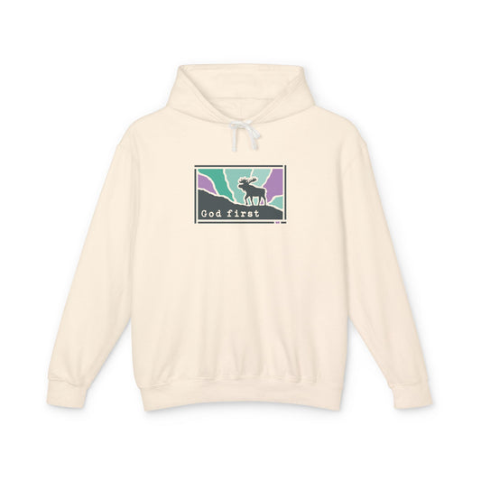 Denali National Park 'God First' Hoodie — Breathable Heirloom Knit