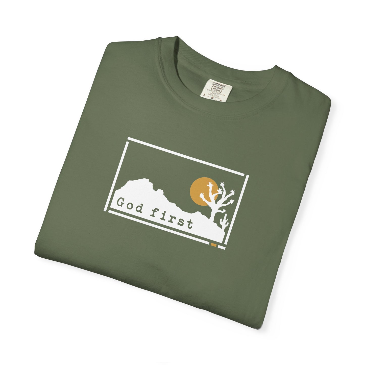 Joshua Tree National Park 'God First' — Heritage Trail Tee
