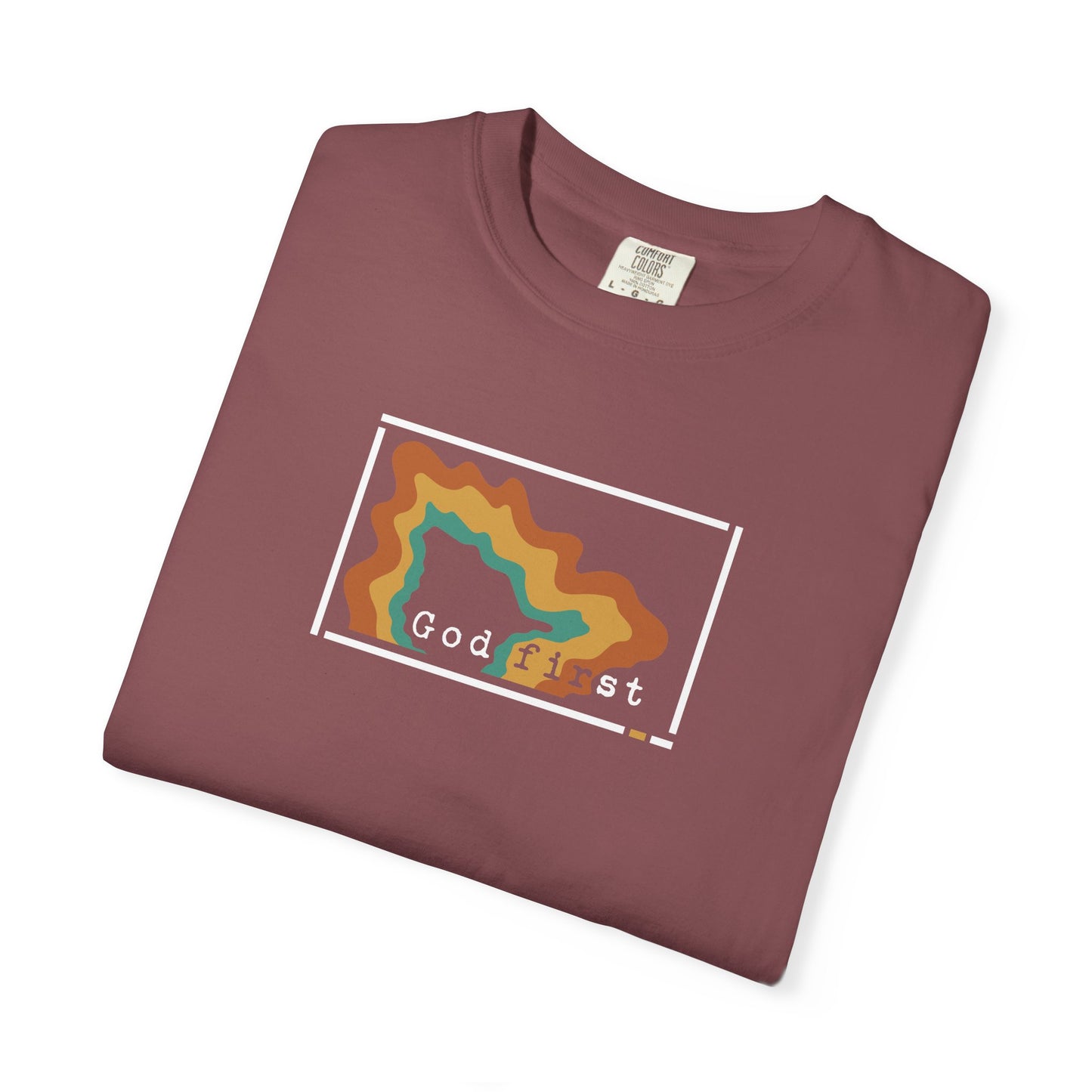 Yellowstone National Park 'God First' — Heritage Trail Tee