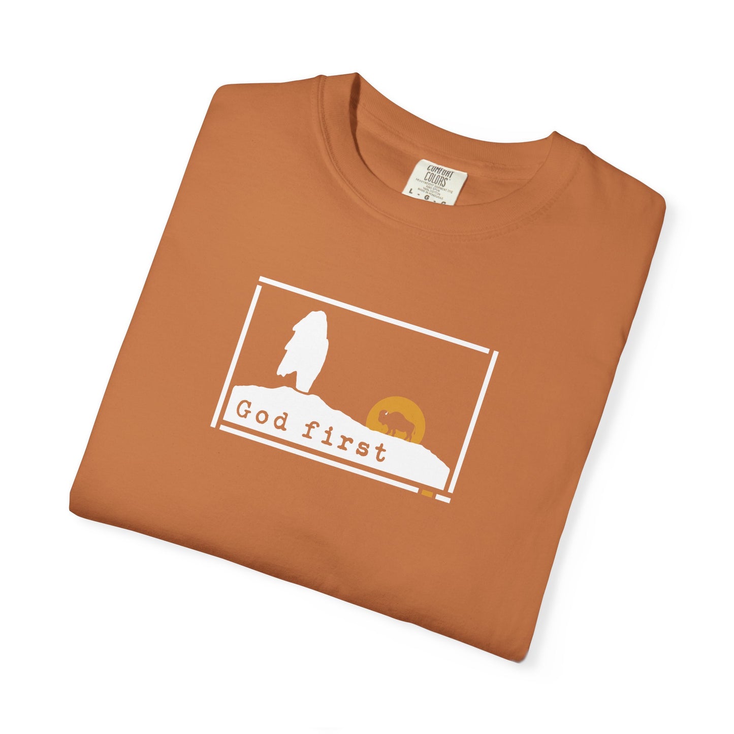 Yellowstone National Park - Old Faithful 'God First' — Heritage Trail Tee