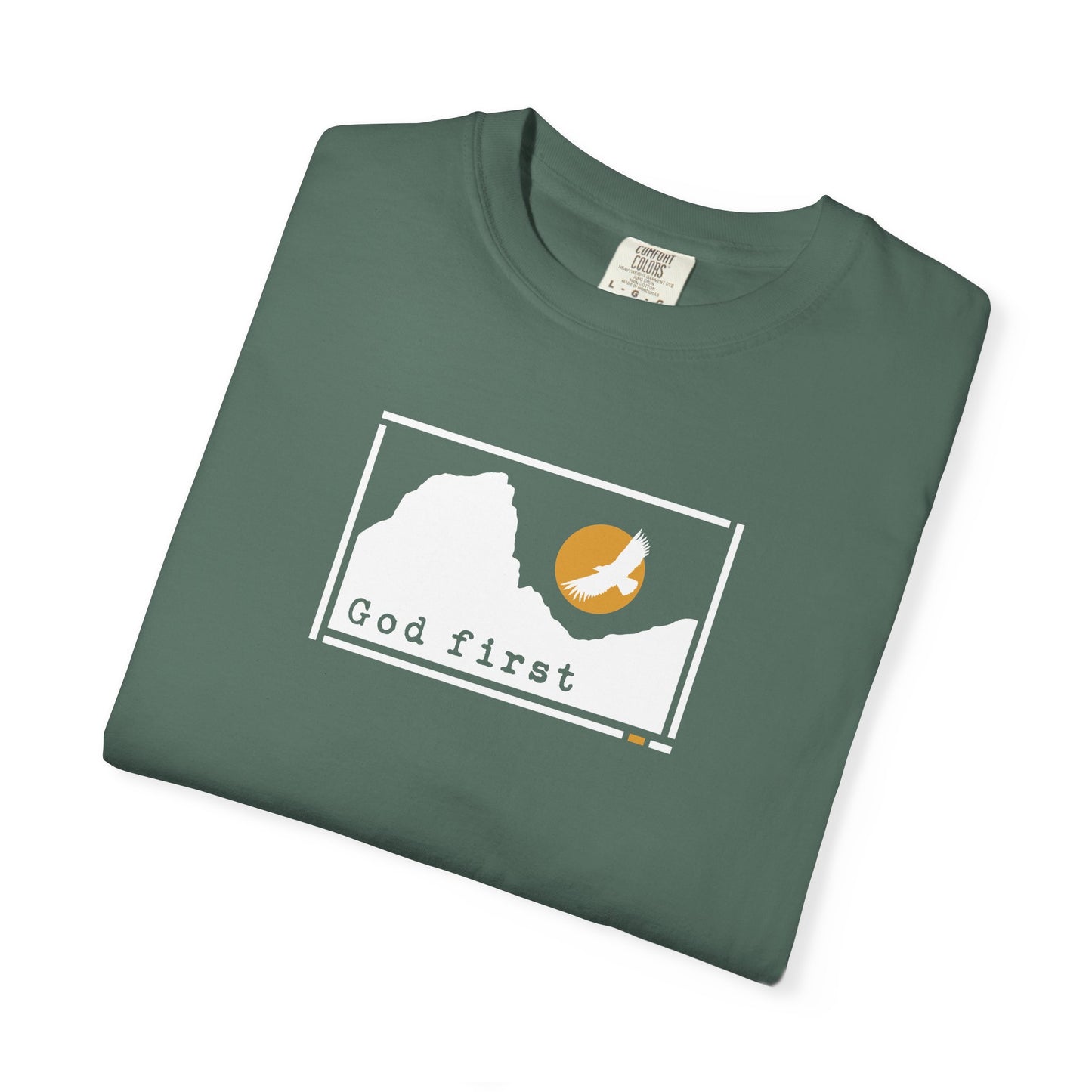Zions National Park 'God First' — Heritage Trail Tee