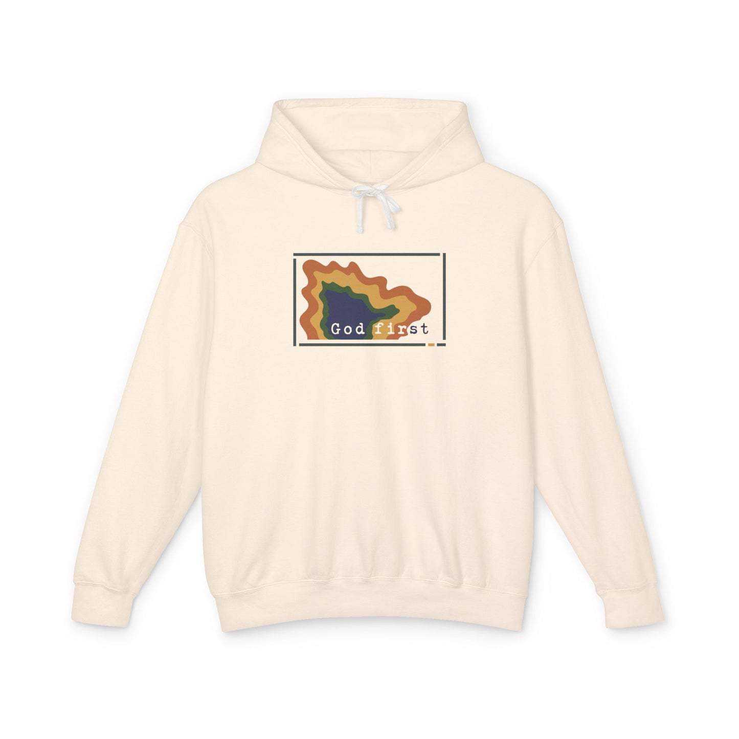 Yellowstone National Park 'God First' Hoodie — Breathable Heirloom Knit