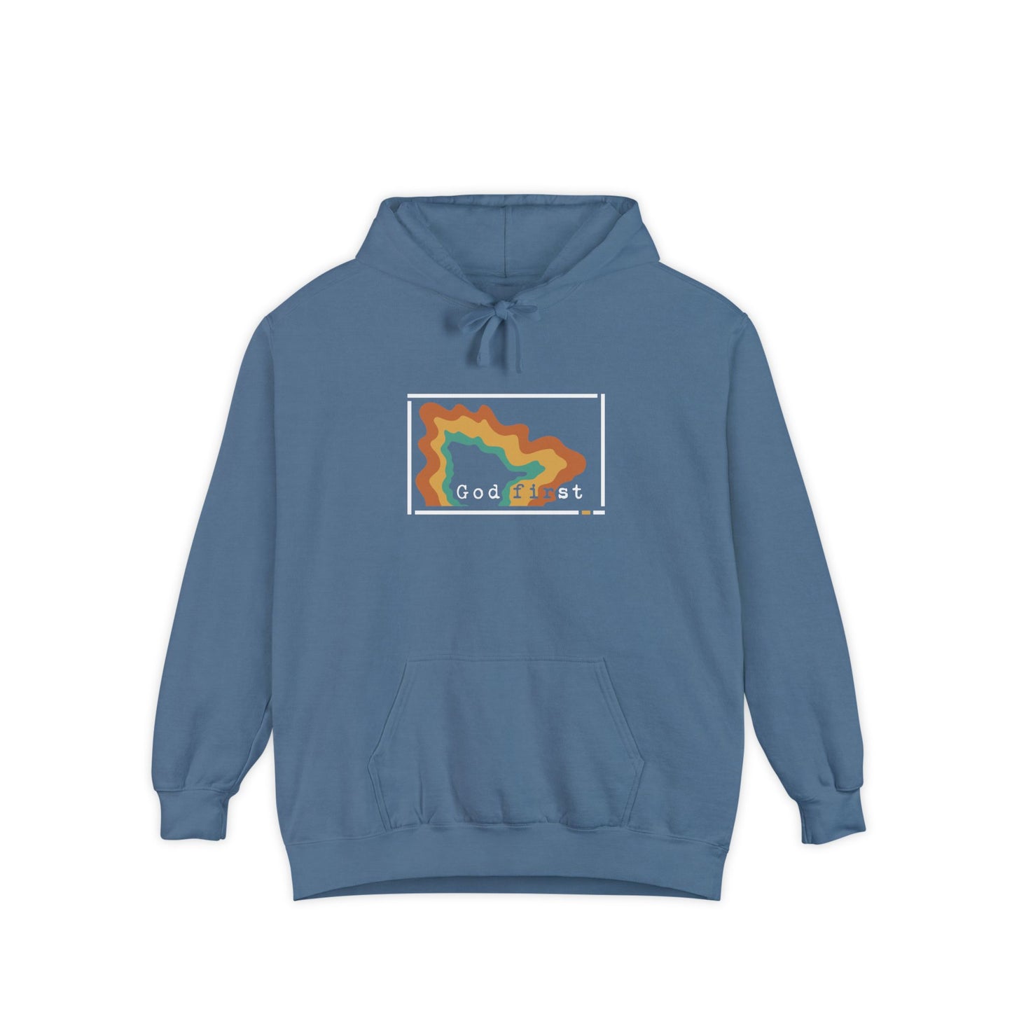 Yellowstone National Park 'God First' Hoodie — Fortified Mountain Fleece