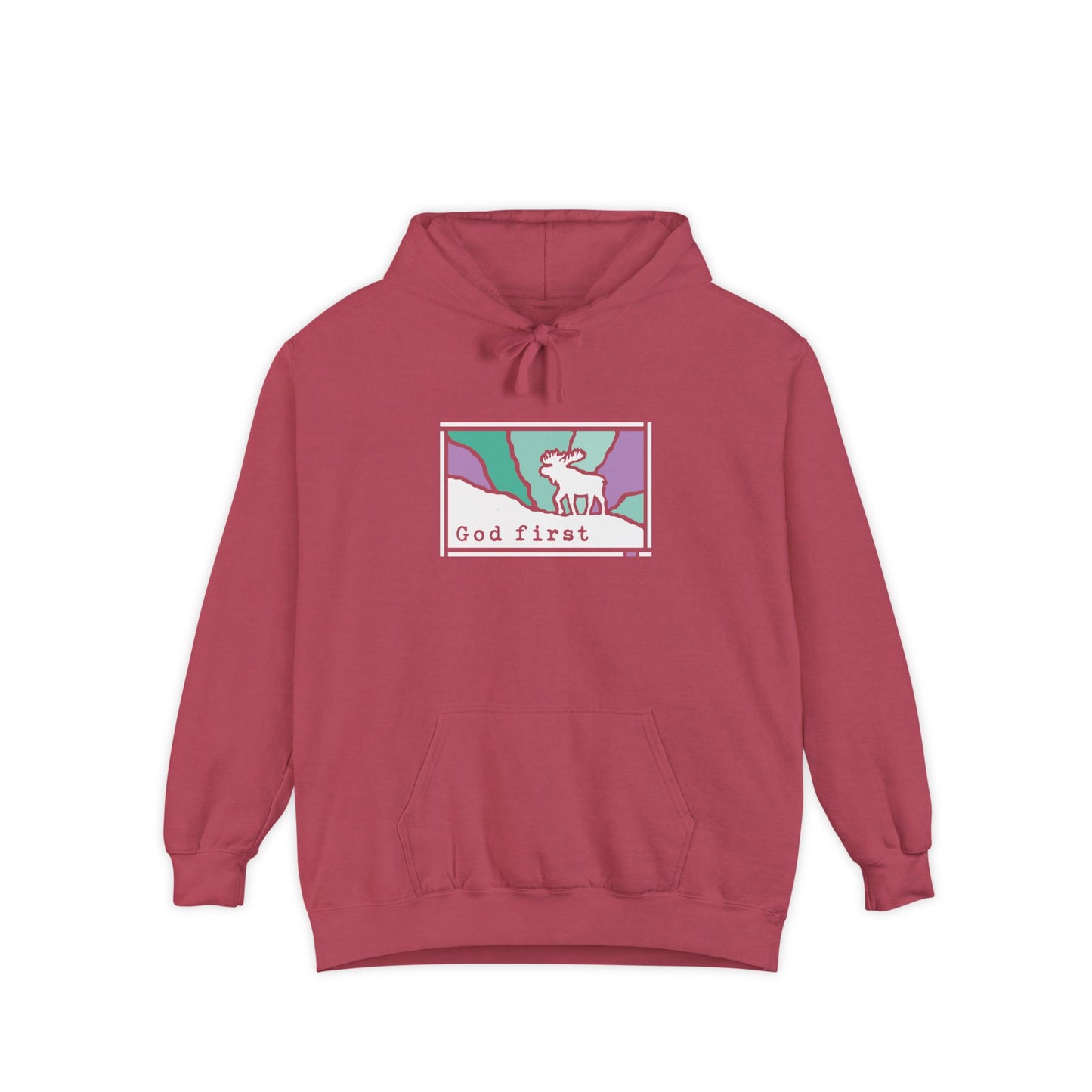 Denali National Park - God First - Christian Hoodie