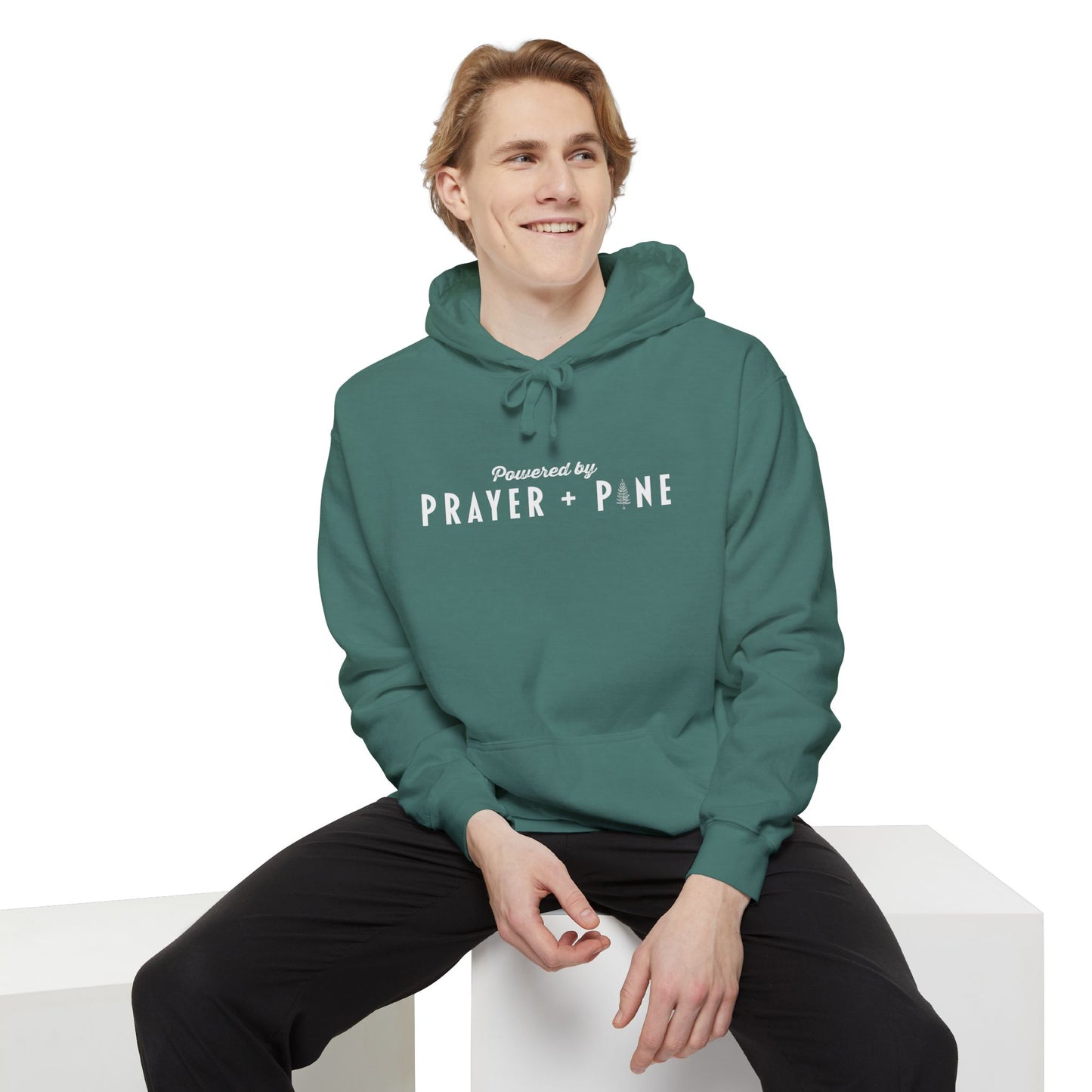 Powered By Series —  Prayer + Pine Hoodie