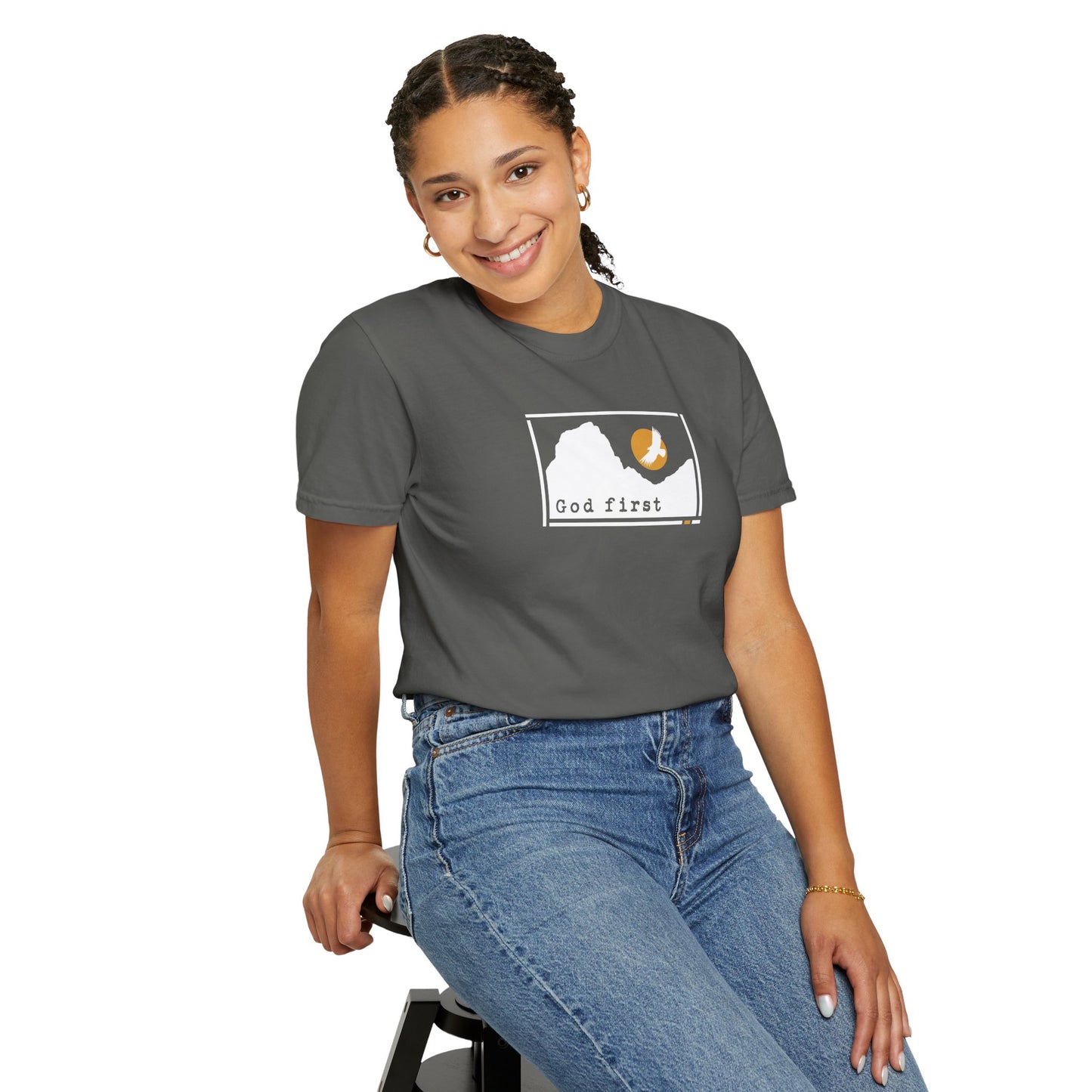 Zions National Park 'God First' — Heritage Trail Tee