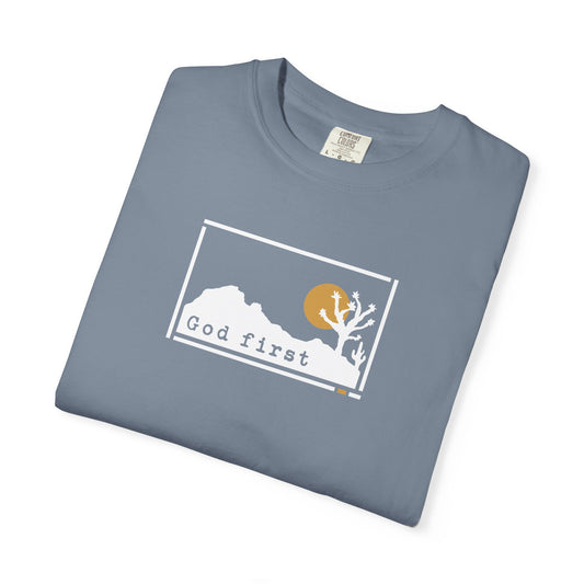 Joshua Tree National Park 'God First' — Heritage Trail Tee