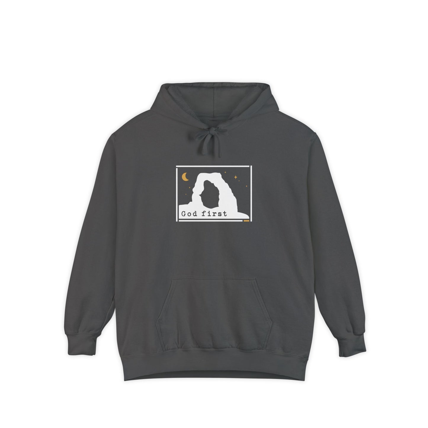 Arches National Park 'God First' Hoodie — Fortified Mountain Fleece