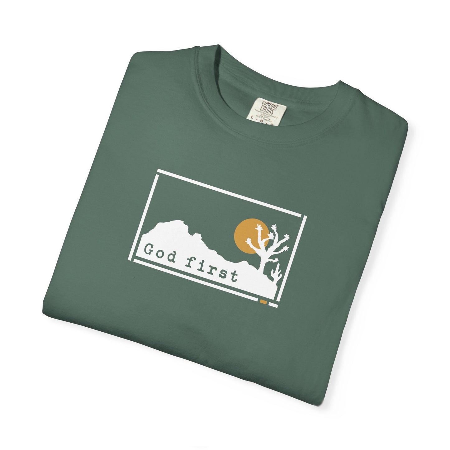 Joshua Tree National Park 'God First' — Heritage Trail Tee