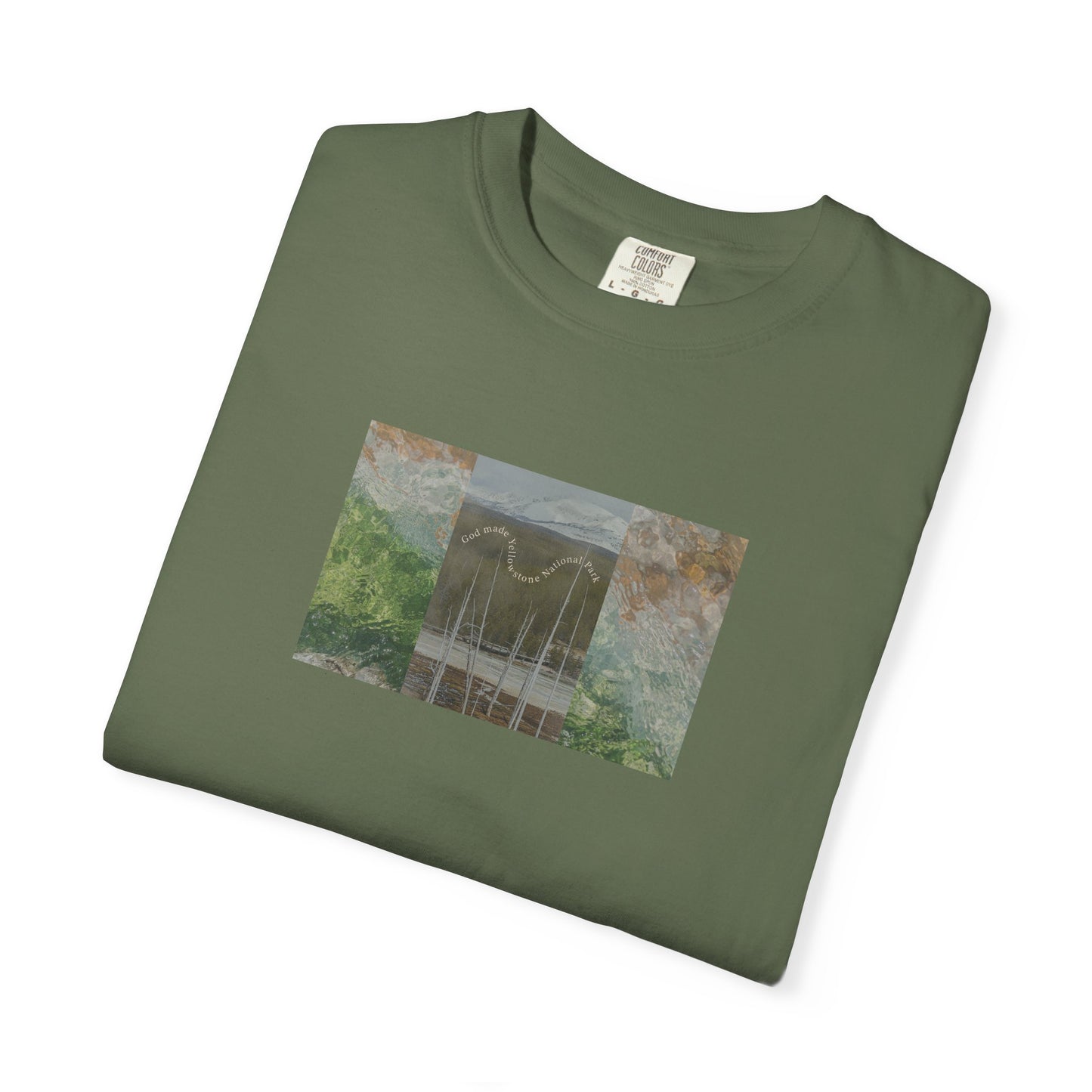 God Made Yellowstone National Park - Genesis 1 — Heritage Trail Tee