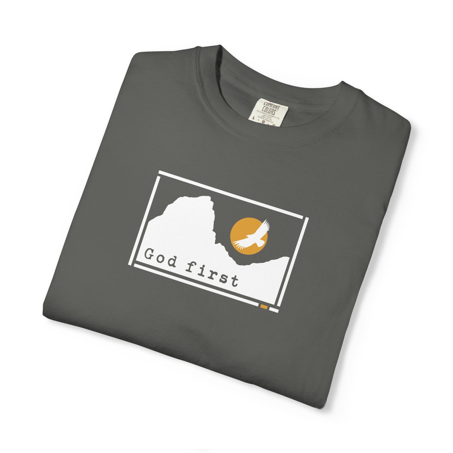 Zions National Park 'God First' — Heritage Trail Tee