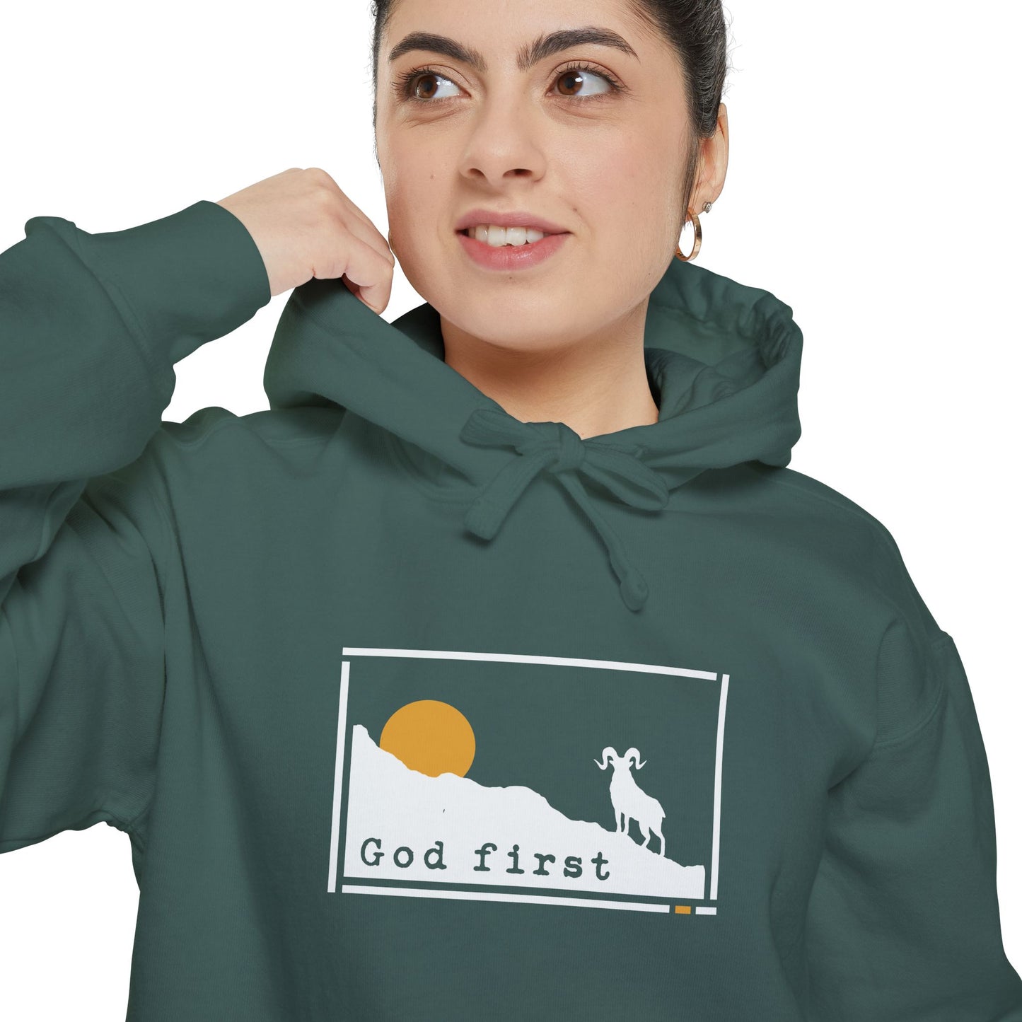 Rocky Mountain National Park 'God First' Hoodie — Fortified Mountain Fleece