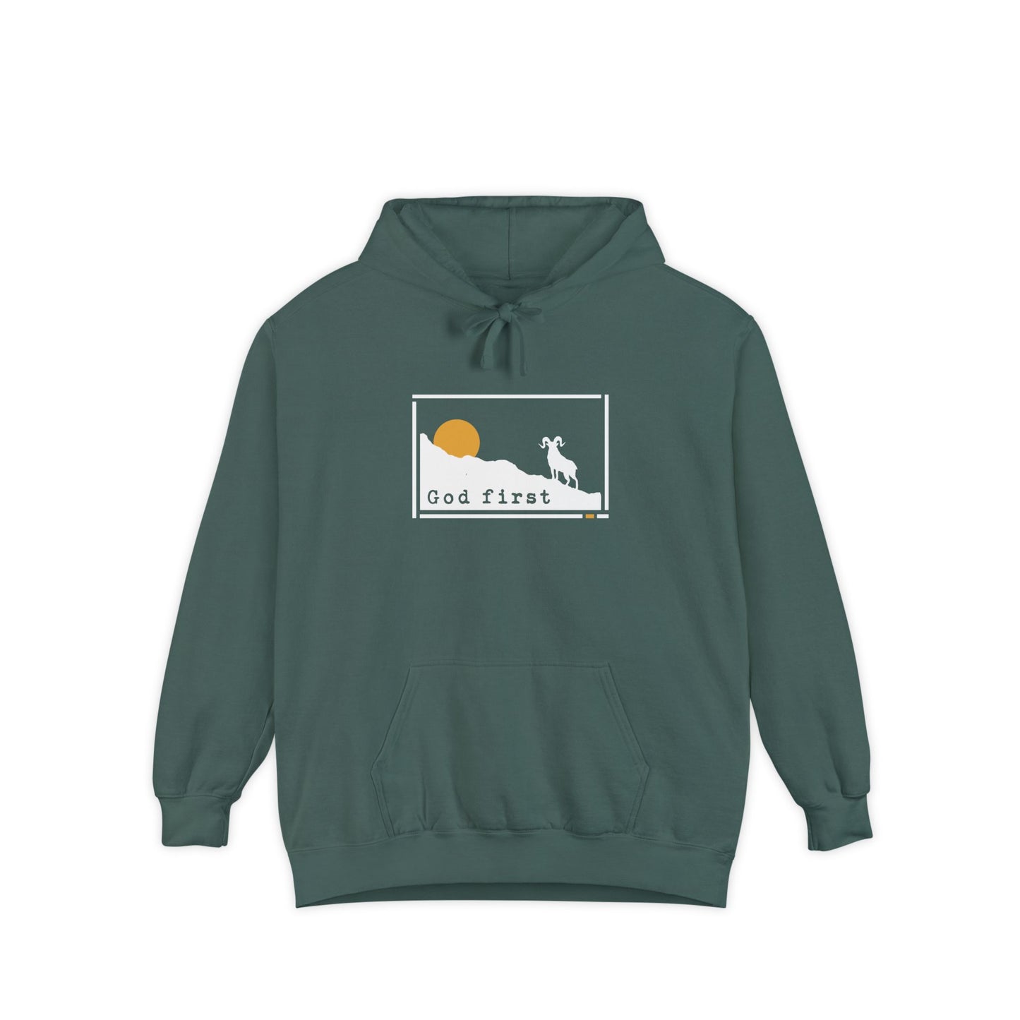 Rocky Mountain National Park 'God First' Hoodie — Fortified Mountain Fleece